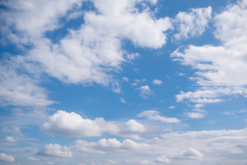 Wall Mural - blue sky with clouds for nature background