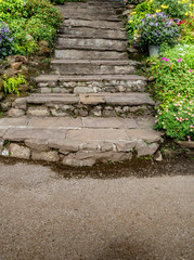 Wall Mural - Stone Concrete staircase