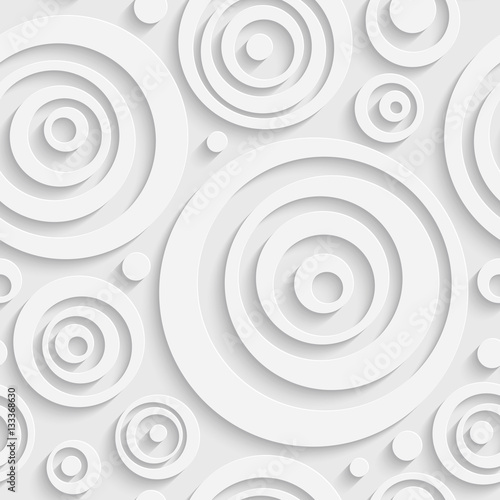 Tapeta ścienna na wymiar Seamless Bubble Pattern