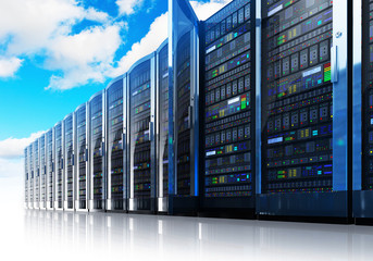 Poster - Cloud computing and computer networking concept