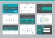 © apinan - Page layout design template for presentation and brochure , Annual report, flyer and book page with infographic elements design