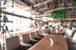 © topntp - abstract blur in restaurant
