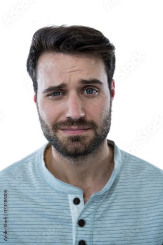 Man frowning - Buy this stock photo and explore similar images at Adobe ...