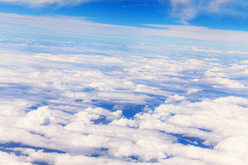 Sticker - Beautiful Sky view through plane window