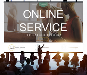 Wall Mural - helpdesk support information support concept