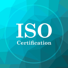 Canvas Print - ISO certification icon