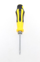 Screwdriver on white background