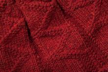 Red Wool Pattern Red Knitted Wool Pattern Background Free Stock Photo - Public Domain ...