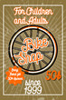 © egorka87 - Color vintage bike shop banner