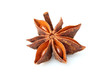 Star anise isolated close-up.