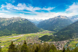 Fototapeta Do pokoju - Panoramic view of Interlaken