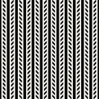 © sunspire - Abstract geometric black and white minimal graphic design print lines pattern