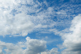 Fototapeta Niebo - cloudy sky and blue clear sky clouds background
