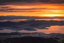 Mt Wellington / Kunanyi Sunrise, Hobart, Tasmania, Australia