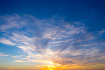 Wall Mural - sky at sunset
