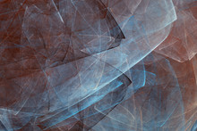 Abstract Fractal Background With Lines And Surfaces. Very Dynami