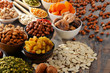 © monticellllo - Composition with dried fruits and assorted nuts