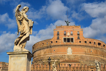 Wall Mural - Angel on guard of Rome