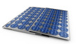© vadarshop - 3d illustration of solar panel over white background