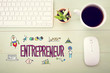 © Tierney - Entrepreneur concept with workstation