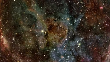 Wall Mural - space fly through