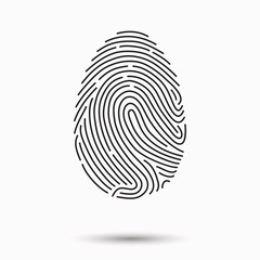 Fingerprint Scan Icon