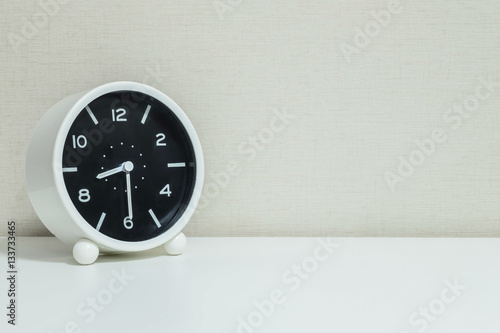 Download Closeup black and white alarm clock for decorate show show ...