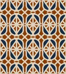 Poster - seamless pattern with simple arabic elements