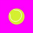 © Tofig - tennis ball icon flat disign