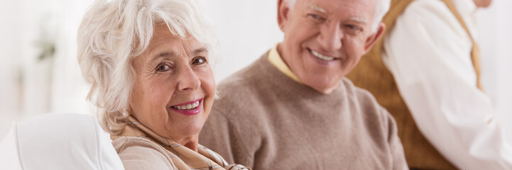 Wall Mural - Happy senior couple