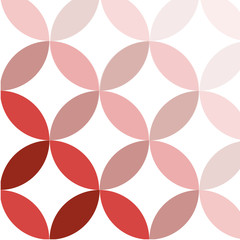 red modern geometrical pattern vector