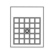 Bingo Card Isolated Icon Vector Illustration Design