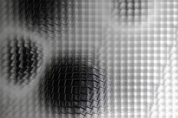 Poster - Parametric rectangular  pattern, 3d illustration
