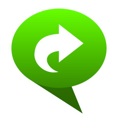Poster - next green bubble icon