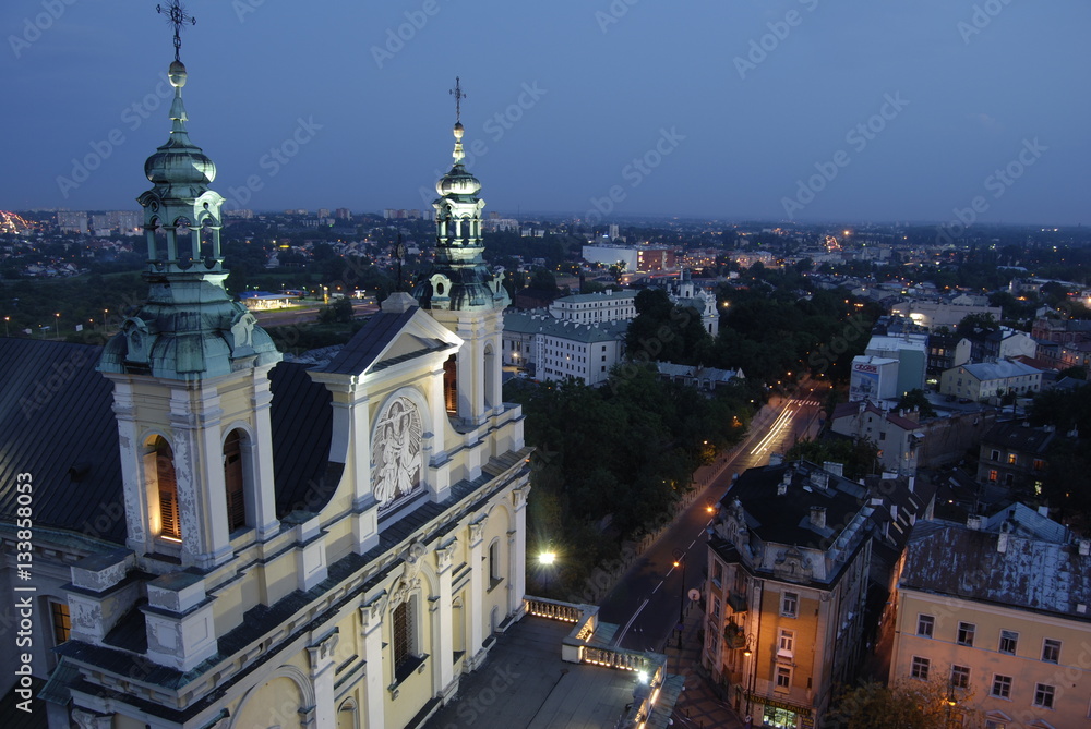 Lublin, Archikatedra - obrazy, fototapety, plakaty 