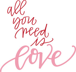 Wall Mural - All You Need Is Love