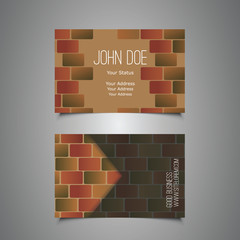 Wall Mural - business or gift card design with colorful abstract pattern