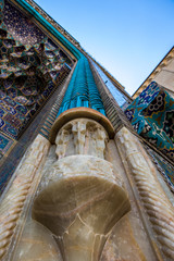 Wall Mural - Main entrance to Shah Cheragh Mosque and mausoleum in Shiraz city in Iran