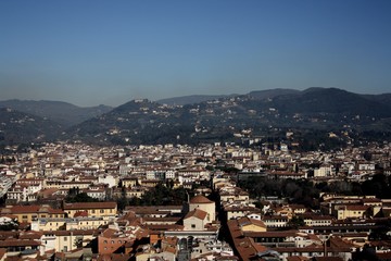  Florenz, Blick vom Duomo in die Berge