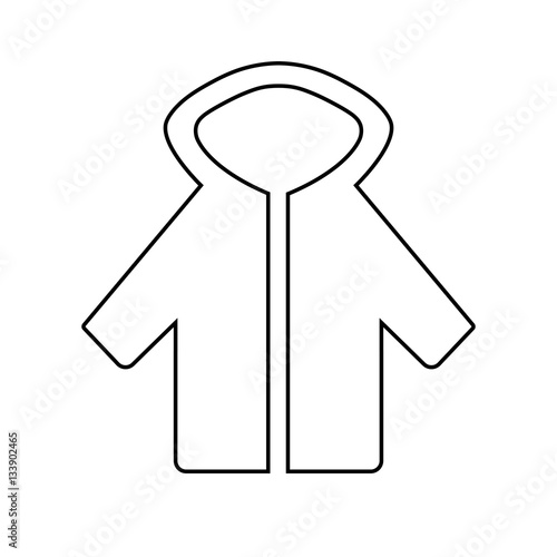 Jacke Piktogramm outline – kaufen Sie diese Vektorgrafik Jacke Piktogramm outline – kaufen Sie diese Vektorgrafik
