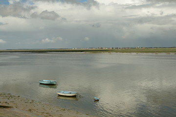 Wall Mural - Barque en baie de Somme,Picardie