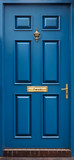 Blue door