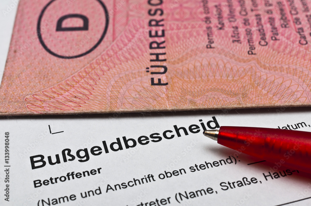 Bussgeldbescheid Holland Fake