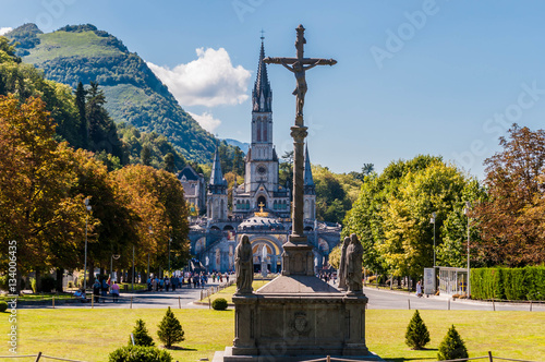 Cuadros en Lienzo Lourdes, Hautes-Pyrénées, Occitanie, France, lieu de pèlerinage.