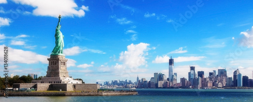 Plakat Panorama na Manhattan, Nowy Jork
