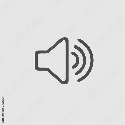 Fotomural Sound symbol vector icon eps 10.