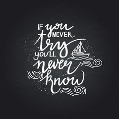 lettering. positive quotes