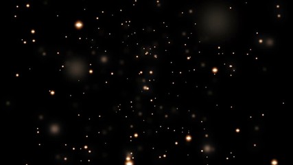 Wall Mural - Abstract glowing golden dust particle  Motion background.
1×

.	 