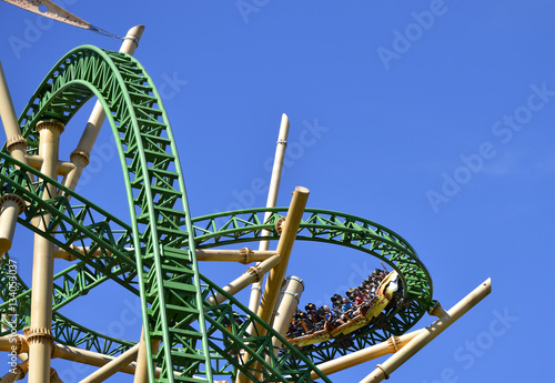 Plakat Busch Gardens Cobras Curse roller coaster