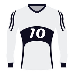 Sticker - Isolated sport shirt on a white background, Vector illustration